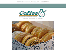 Tablet Screenshot of coffeeandmarrero.com